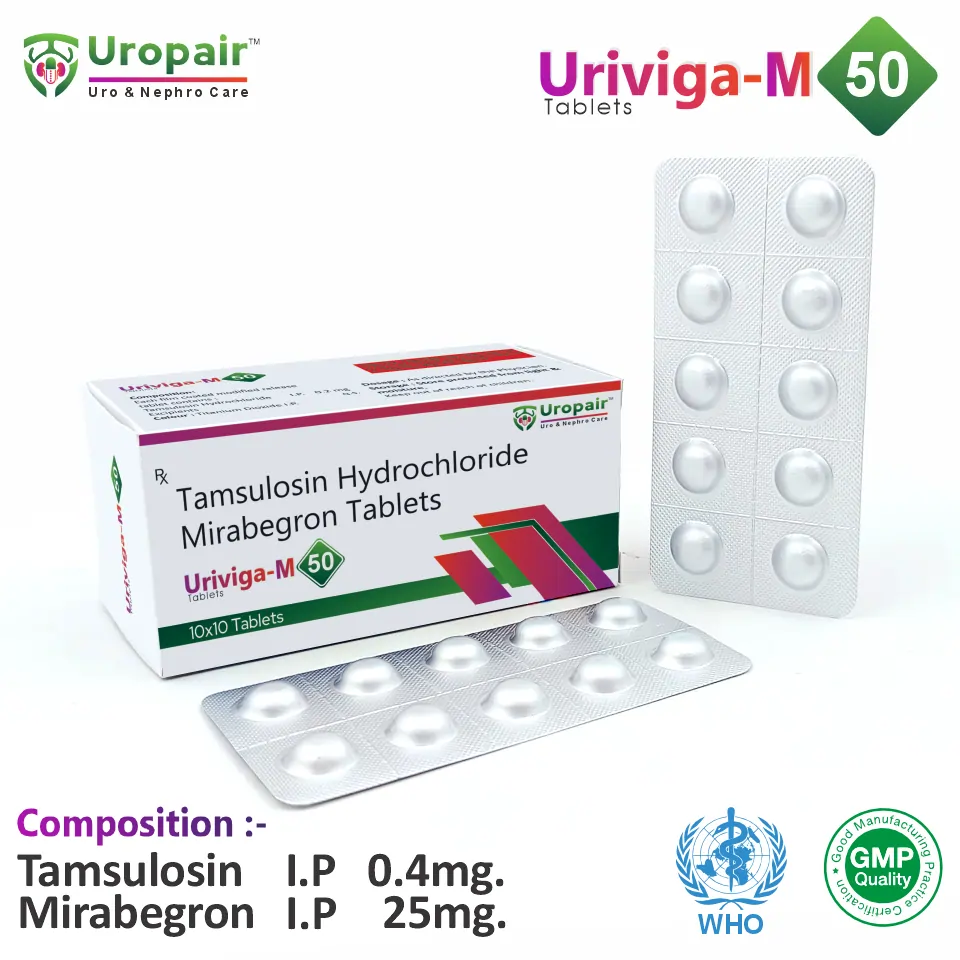 Tamsulosin + Mirabegron Tablet from Top Pharma